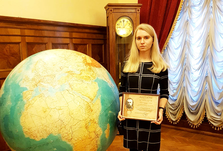 Студентка 3 курса ИПиНБ РАНХиГС Варвара Луговских стала лауреатом премии А.Е. Снесарева