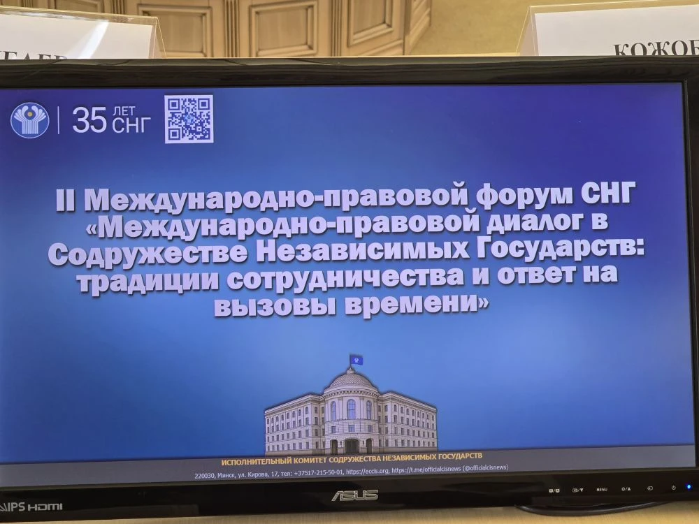 Зав. кафедрой МиИП Е.С. Алисиевич приняла участие во II Международно-правовом форуме СНГ