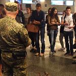 В рамках учебной практики студенты ИПиНБ, посетили «Внуковский таможенный терминал».