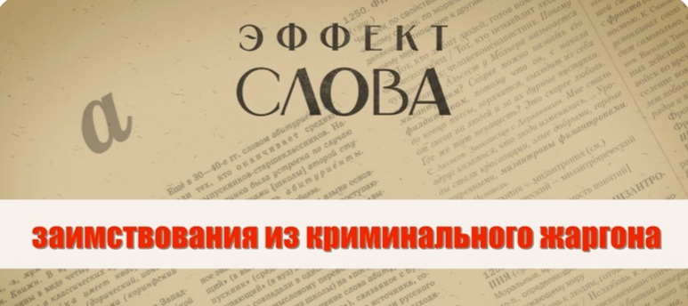 30.11.2024 Г.Г. Слышкин в выпуске программы «Эффект слова» о заимствованиях из криминального жаргона