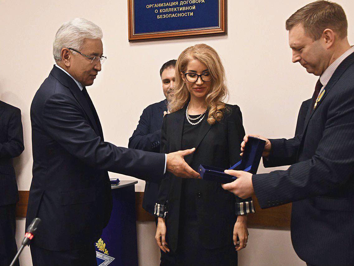 Преподавателя ИПНБ наградили почетным знаком Организации Договора о коллективной безопасности