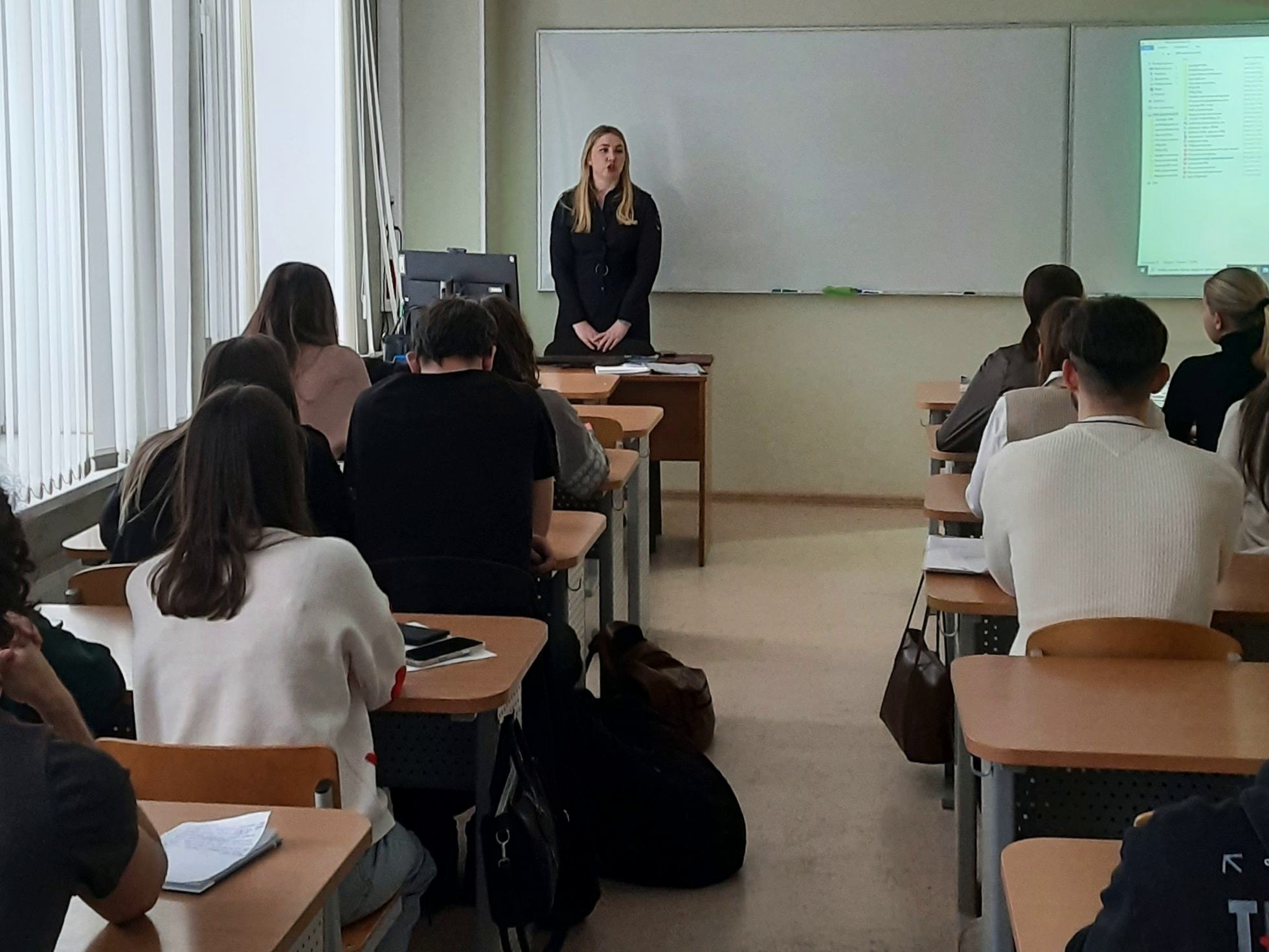 Студенты Юридического факультета встретились с представителем Следственного управления МВД России