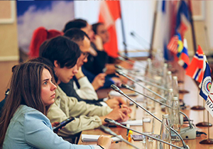 Cтуденты международно-правовой специализации ПОНБ ИПНБ приняли участие в Молодежной международной Модели Арктического Совета