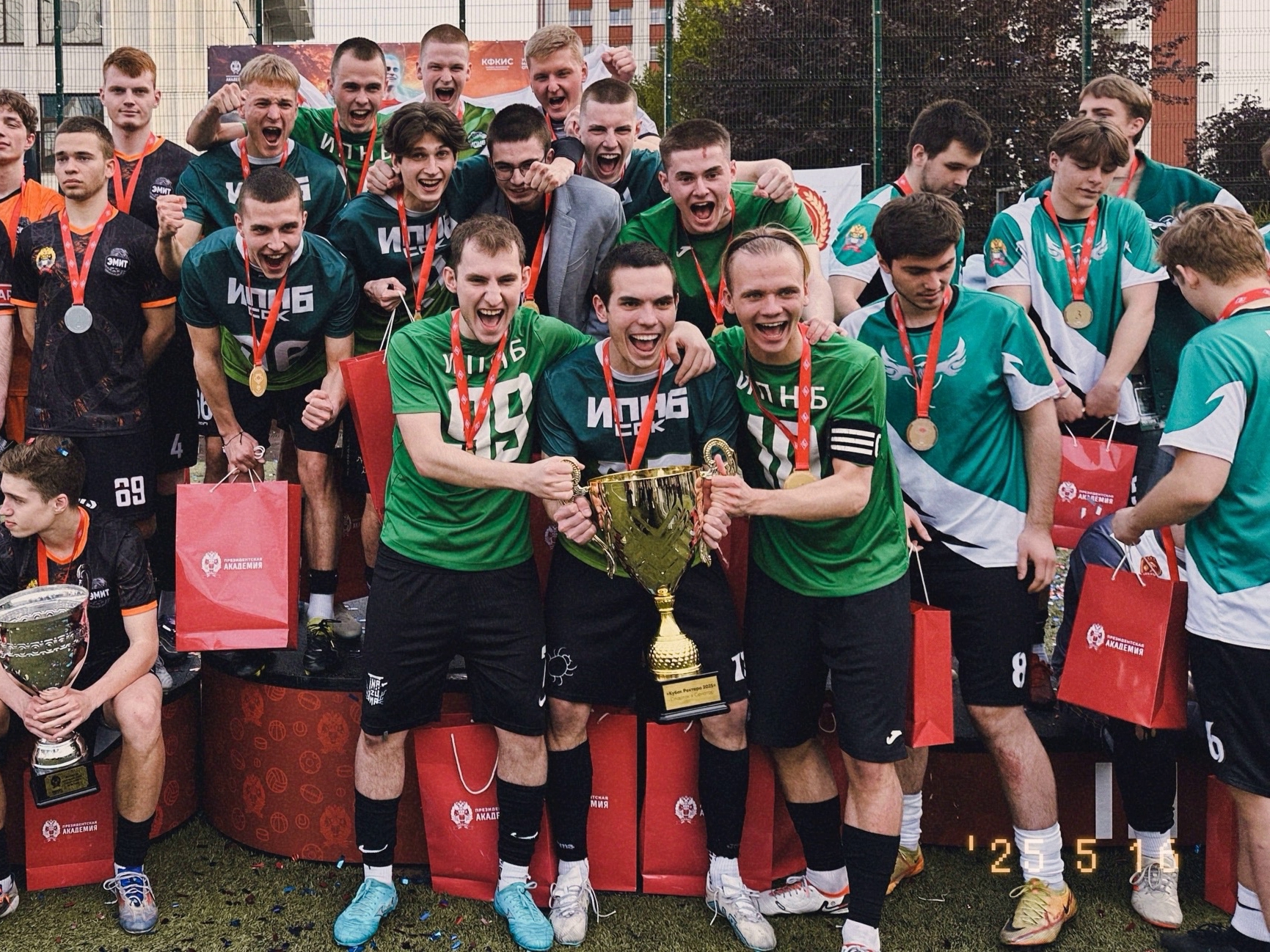 «Барсы» — чемпионы! ИПНБ победил в Кубке Ректора по футболу! 