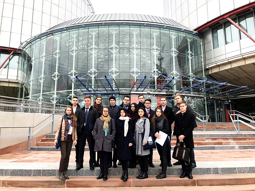 Студенты ИПиНБ РАНХиГС посетили Европейский суд по правам человека и Совет Европы